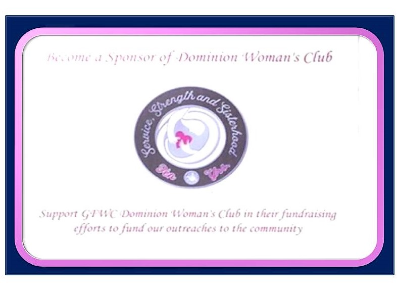 Become a Sponsor of Dominion Woman’s Club