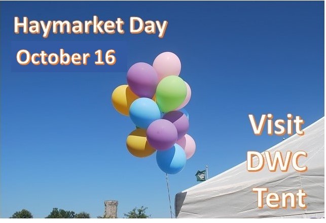 DWC participation in Haymarket Day celebration on October 16, 2021.